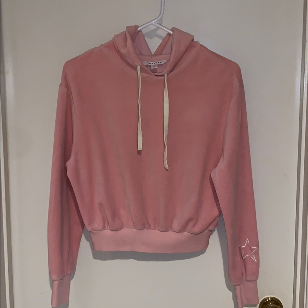 POPSUGAR star velour hoodie. - Picture 1 of 5